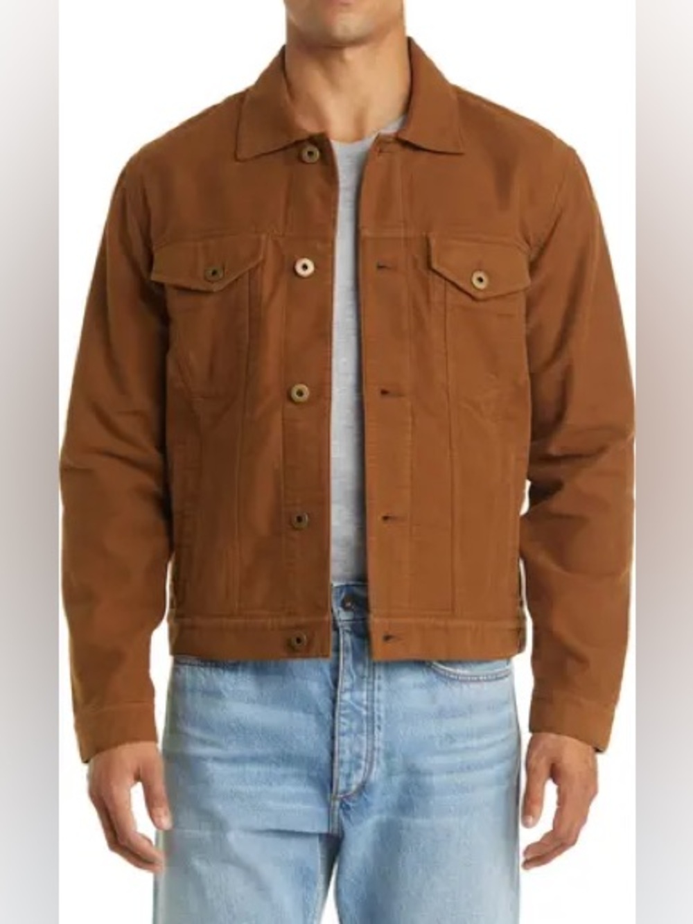 NWT Lucky Brand Linen Trucket Jacket